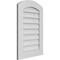 Ekena Millwork Arch Top Surface Mount PVC Gable Vent: Functional, w/ 3-1/2"W x 1"P Standard Frame, 20"W x 30"H GVPAR20X3001SF - alternate 4